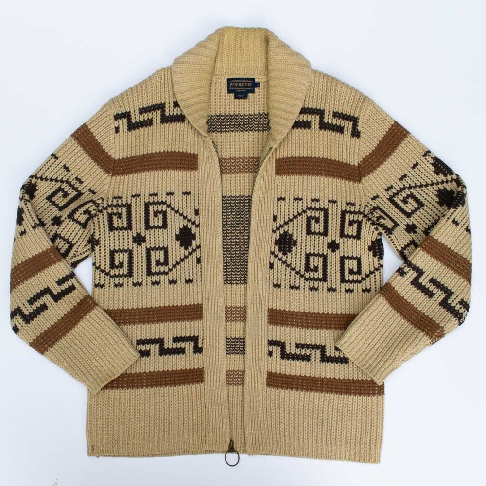 Pendelton THE DUDE Sweater Westerly Zip Cardigan